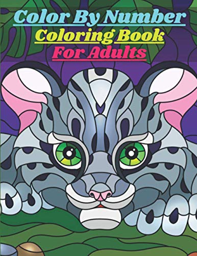 Color By Number Coloring Book For Adults: Color By Number Coloring Book For Adults by Jenny ...