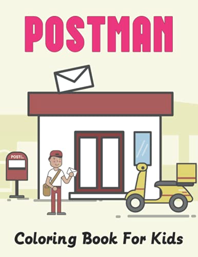 PostMan Coloring Book for Kids: A Kids Coloring Book for Kids Tooddler ...