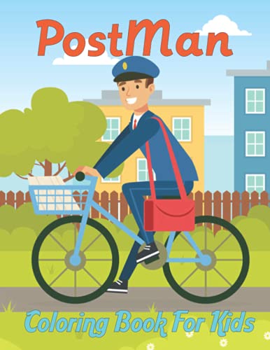 PostMan Coloring Book for Kids: A Perfect Coloring Book For Kids Who ...