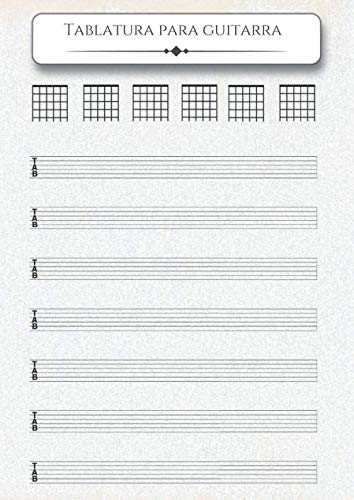 Notebook Con Tablature Vuote E Pentagramma Musicale Con Tablature Per – GMI - Guitar And Music Institute Online Shop - Foto 3