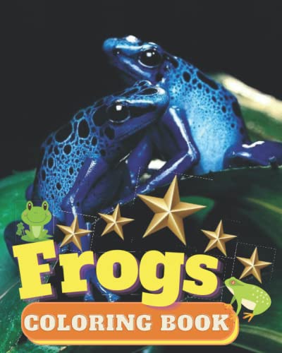 Frogs coloring book: High Quality Frogs Coloring Pages for Kids and ...