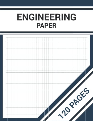 Engineering Paper: 5x5 Quadrille Ruled Graph Paper Composition Notebook ...