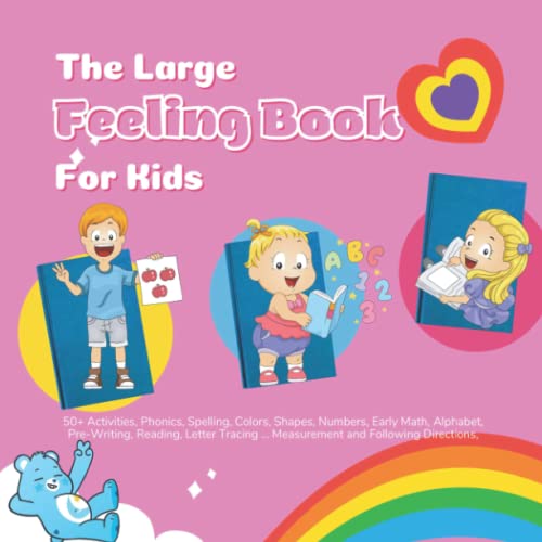 The Large Feeling Book For Kids: Activities Book For Kids With Pen ...