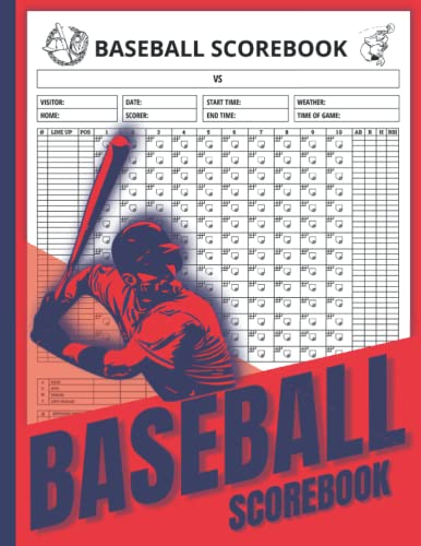 Baseball Scorebook: Softball Scorebook for Baseball Scorekeeper to ...