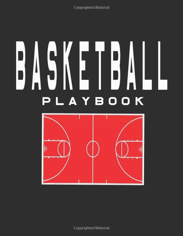 Basketball Playbook Blank Basketball Court Diagrams Notebook Gift for
