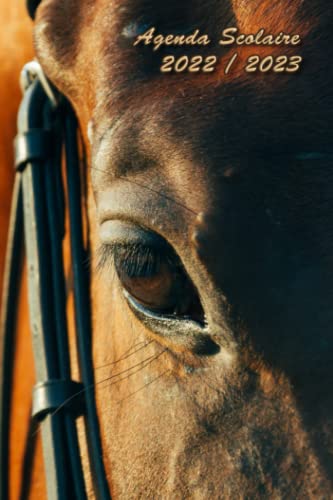 Agenda Scolaire 2022 2023 Cheval équitation Collège Lycée Cm2 Bts