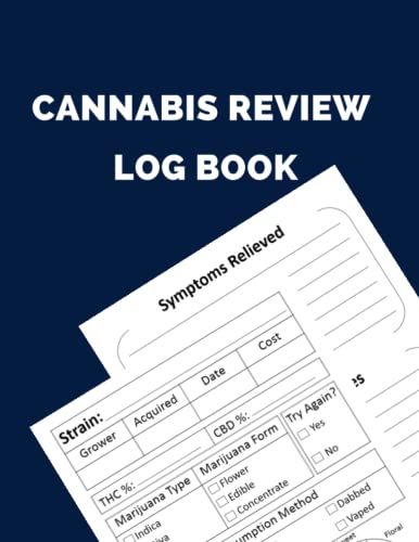 Cannabis Review Log Book: Cannabis Review Log Book For Tasting ...