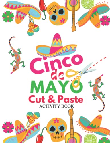 Cinco de Mayo Cut and Paste Activity Book: Build Strong Fine Motor ...