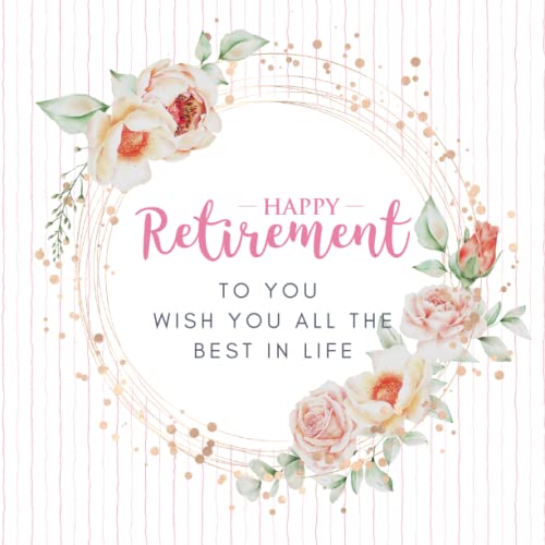 Happy Retirement Guest Book: Thank You Book to Sign, leaving Work book ...