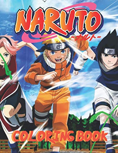 Naruto Coloring Book: JUMBO Coloring Book For Kids | Ages 2-13+ Naruto Colouring Book Gift For ...