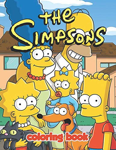 The Simpsons Coloring Book: JUMBO Coloring Book For Kids | Ages 2-13 ...