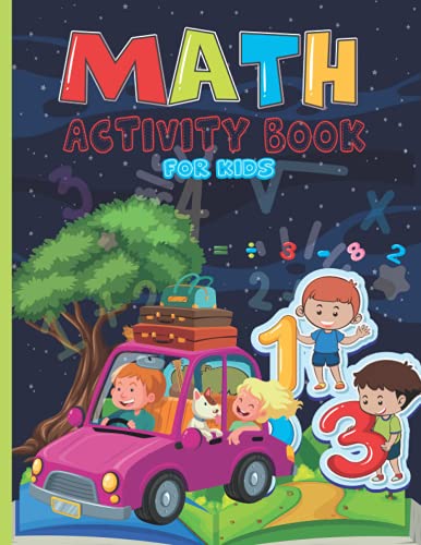 Math Activity Book for Kids: Get ahead and ready for school Tracing ...