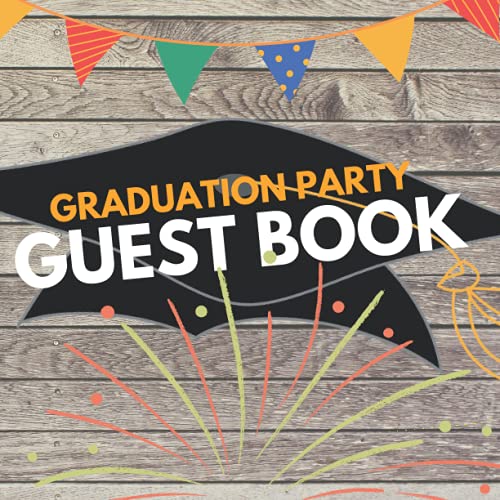 Graduation Party Guest Book Grad Party Guest Book, Keepsake For