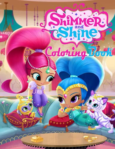 Shimmer and Shine Coloring Book: Shimmer and Shine Coloring Book for