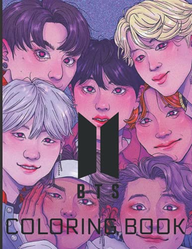 BTS Coloring Book: Coloring Pages for Adults, Great Drawings and A Perfect Gift by Sara Marshall ...