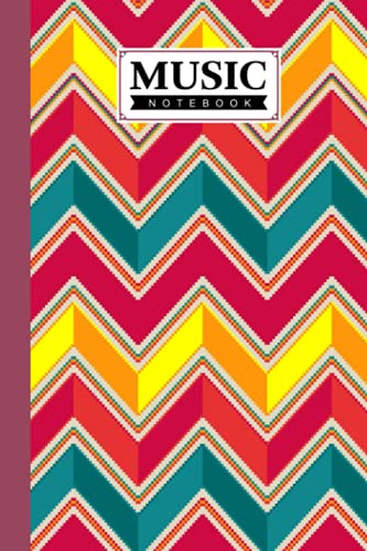Music Notebook: Zigzag Music Notebook, Music Writing Notebook | Blank ...