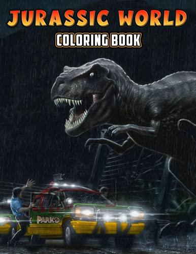 Jurassic World Coloring Book: A Cool Coloring Book With Many