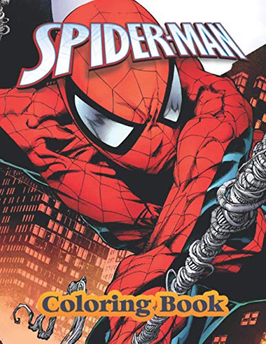Spiderman Coloring Book: JUMBO Coloring Book For Kids | Ages 2-13 ...