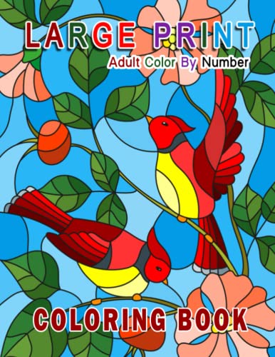 Adult Color By Number Large Print Coloring Book: An Adult Color By ...
