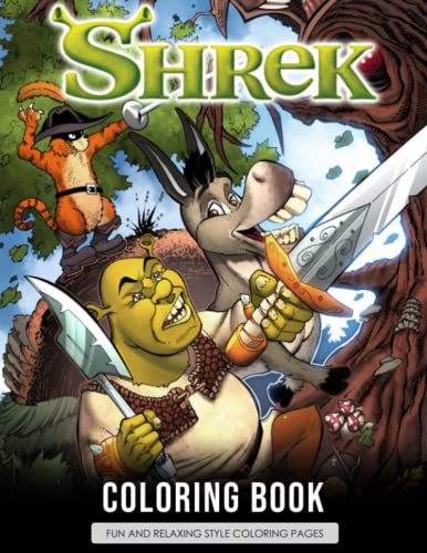 Shrek Coloring Book: Perfection Amazing A Beautiful Books For Adults