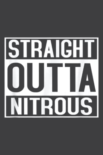 Nitrous Notebook Nitrous Funny Drag Racing Car Street Outlaws: Ruled Notebook/Journal ...