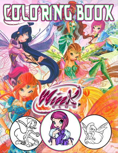 Winx Club Coloring Book: All Characters Of Winx Club For Coloring, Get ...
