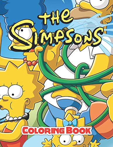 The Simpsons Coloring Book: JUMBO Coloring Book For Kids | Ages 2-13 ...
