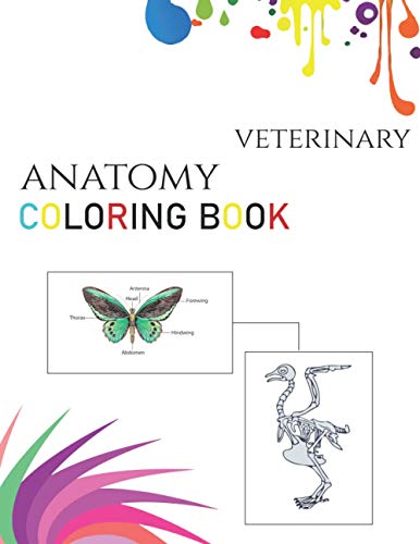 Veterinary Anatomy Coloring Book: Animal Anatomy Coloring Book, A Fun Activity Gift Book for ...