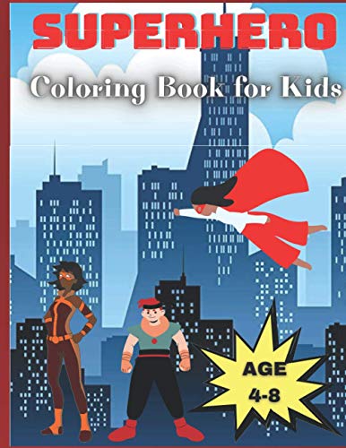 Coloring Book: Superhero | 8.5"x11" - 30 Images Superbohater | Kids for ...