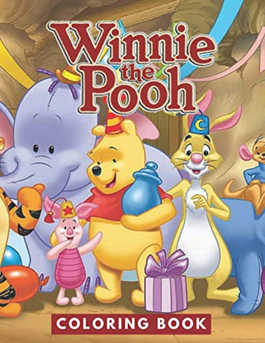 Winnie The Pooh Coloring Book: Perfect Christmas Gift For Kids And ...