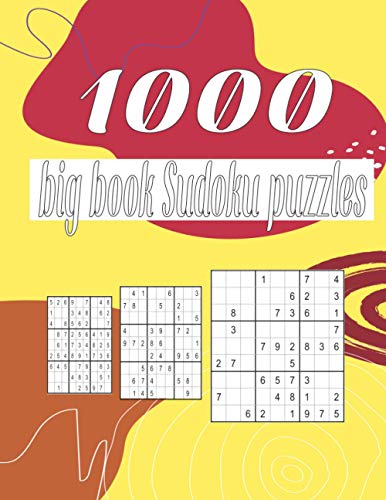 1000 Big Book Sudoku Puzzles Funster Sudoku s Adult Book With Huge 