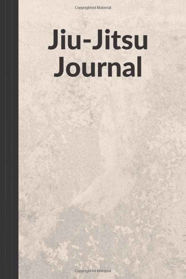 JIUJITSU Journal Planner that allows you to save your martial arts