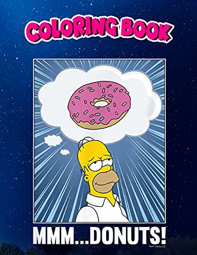 Coloring Book: The Simpsons Homer Mmm...Donuts C2, Children Coloring ...