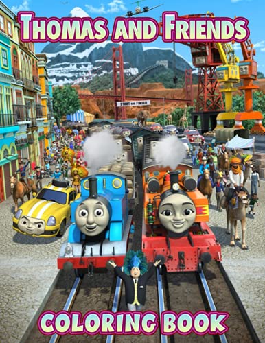 Thomas & Friends Coloring Book: A Cool Coloring Book With Many ...