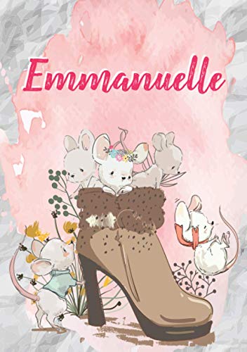 Emmanuelle de notes A5 Prénom personnalisé Emmanuelle