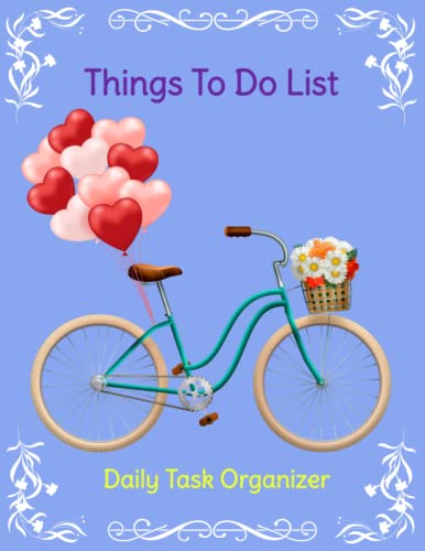 Things To Do List - Daily Task Organizer: Daily To Do Checklist with ...