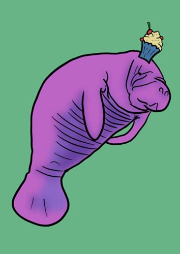 Cupcake Manatee Large Daily A4 Note Book by Thomas Vass | Goodreads