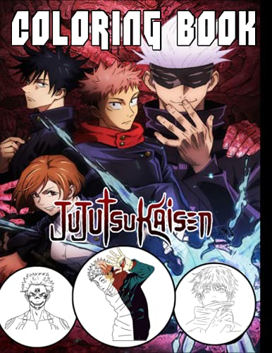 Jujutsu Kaisen Coloring Book: The most Known Characters Of Jujutsu