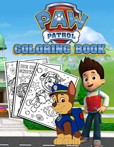Paw Patrol Coloring Book: +60 One Sided Coloring Pages Featuring