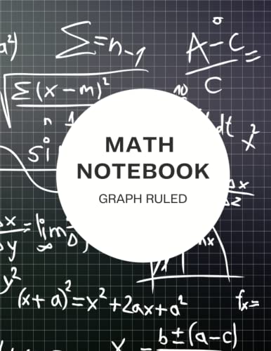 Math Notebook Graph Ruled: 100 Pages 8.5x11