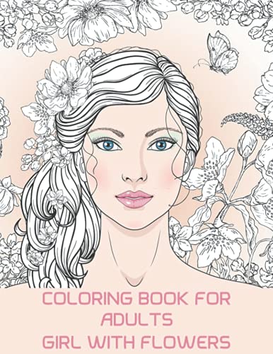 Flower Girl Coloring Book Activity Book: Activity Coloring Book for ...