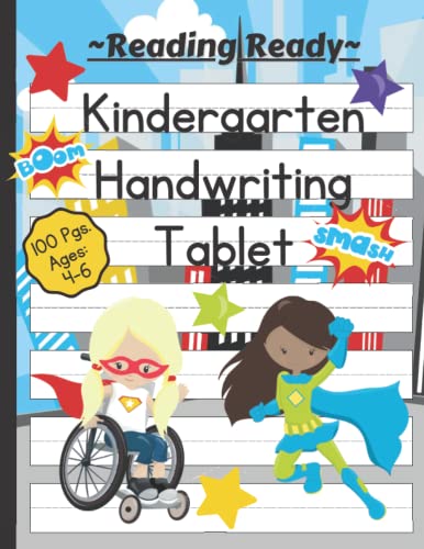 Reading Ready! Kindergarten Handwriting Tablet. Beginner's Alphabet and ...
