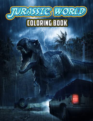 Jurassic World Coloring Book: A Cool Coloring Book With Many