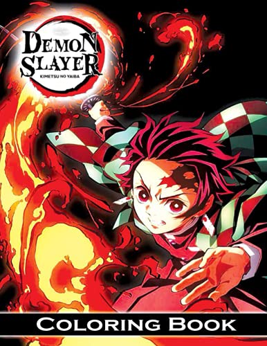 Demon Slayer Coloring Book: An Awesome Coloring Book For Relaxation And Stress Relief With A ...