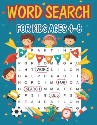 100 Word Search Puzzles for Kids ages 4-8: Word Search Puzzles Book for ...
