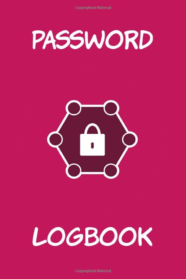Password Logbook To Protect Personal Address, Usernames
