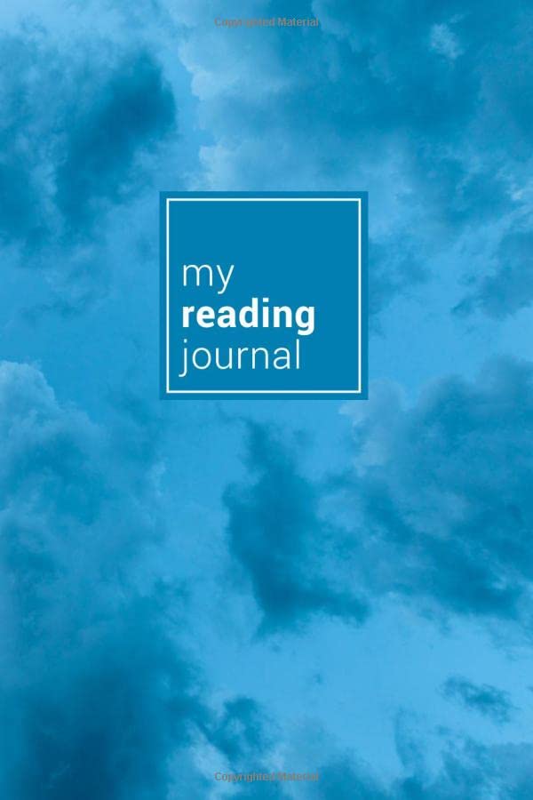 My Reading Journal Book Log Blue Sky Theme Track Your Reading Progress, Reading Lists, Book