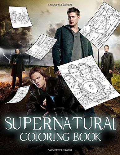 Supernatural Coloring Book: Supernatural Coloring Books with 25 Great
