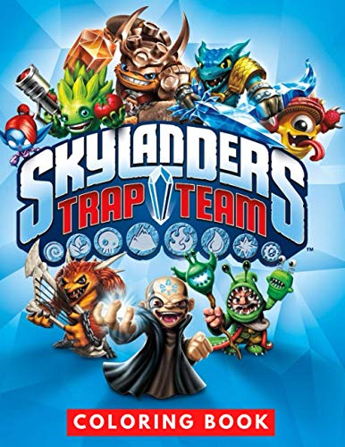 Skylanders Coloring Book: JUMBO Coloring Book For Kids | Ages 2-13 ...