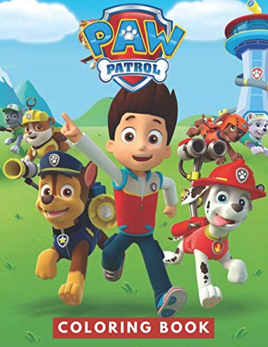 Paw Patrol Coloring Book: JUMBO Coloring Book For Kids | Ages 2-13+ Paw ...
